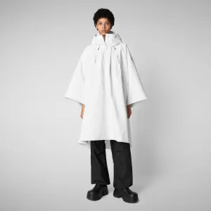 Women's cape Kira in white