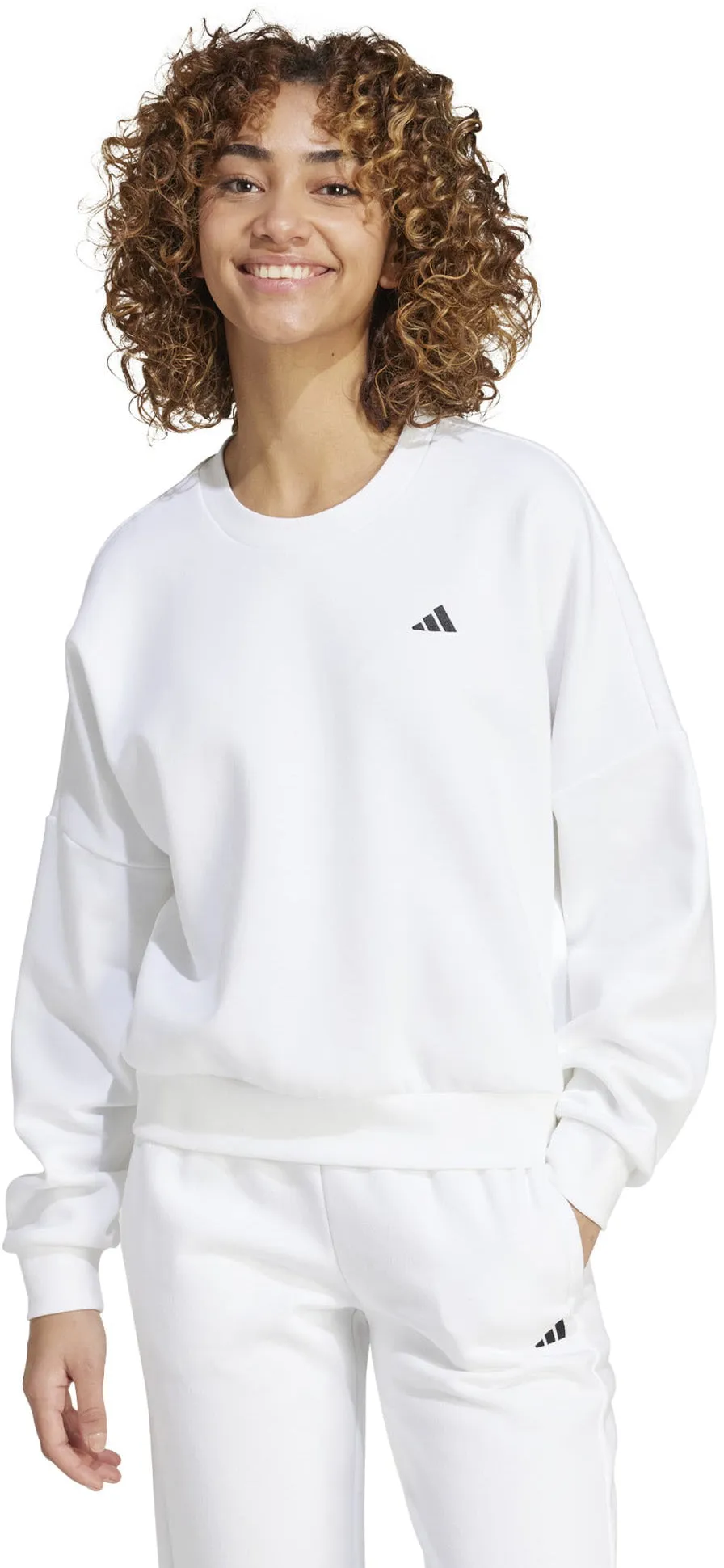 Women's Essentials Small Logo Feel Cozy Sweatshirt