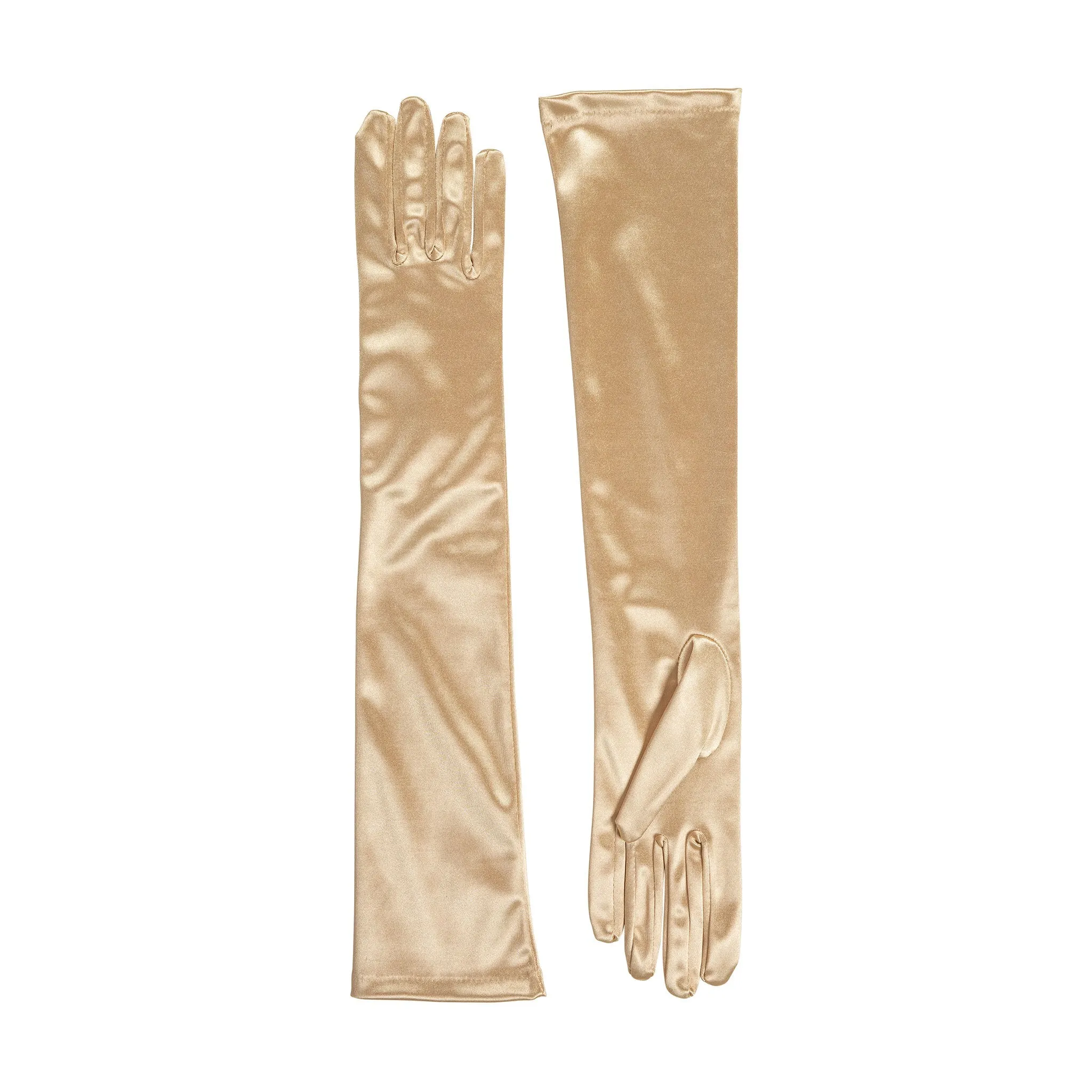 Women's Long Above-Elbow Satin Gloves