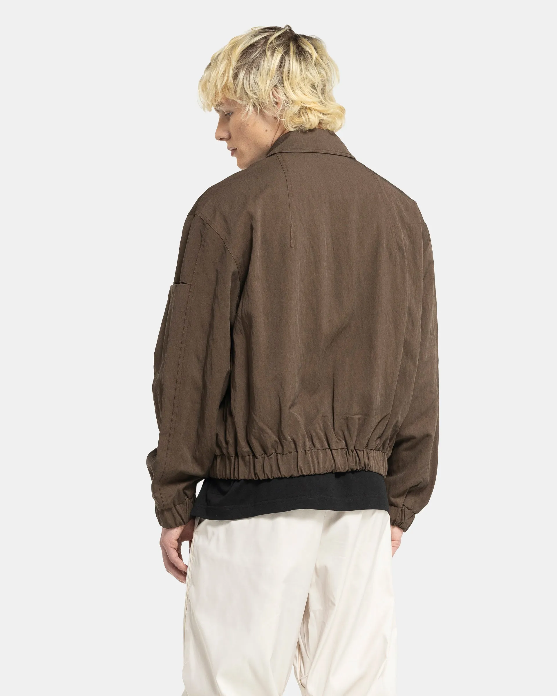 Zuid Cropped Jacket in Brown